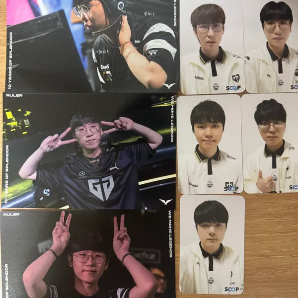 [BUNJANG] MSI x Gen.G Ruler 10th Anniversary Bundle Set Photocard & Postcard / MSI대전 젠지 포토카드 룰러 10주년 엽서 일괄