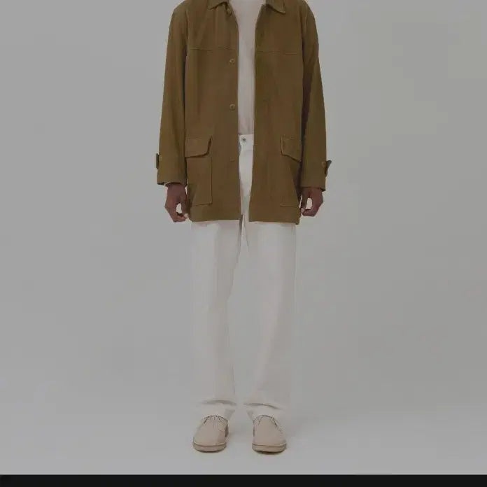 [BUNJANG] Brown Yak Suede Car Coat / 브라운야드 스웨이드 카코트