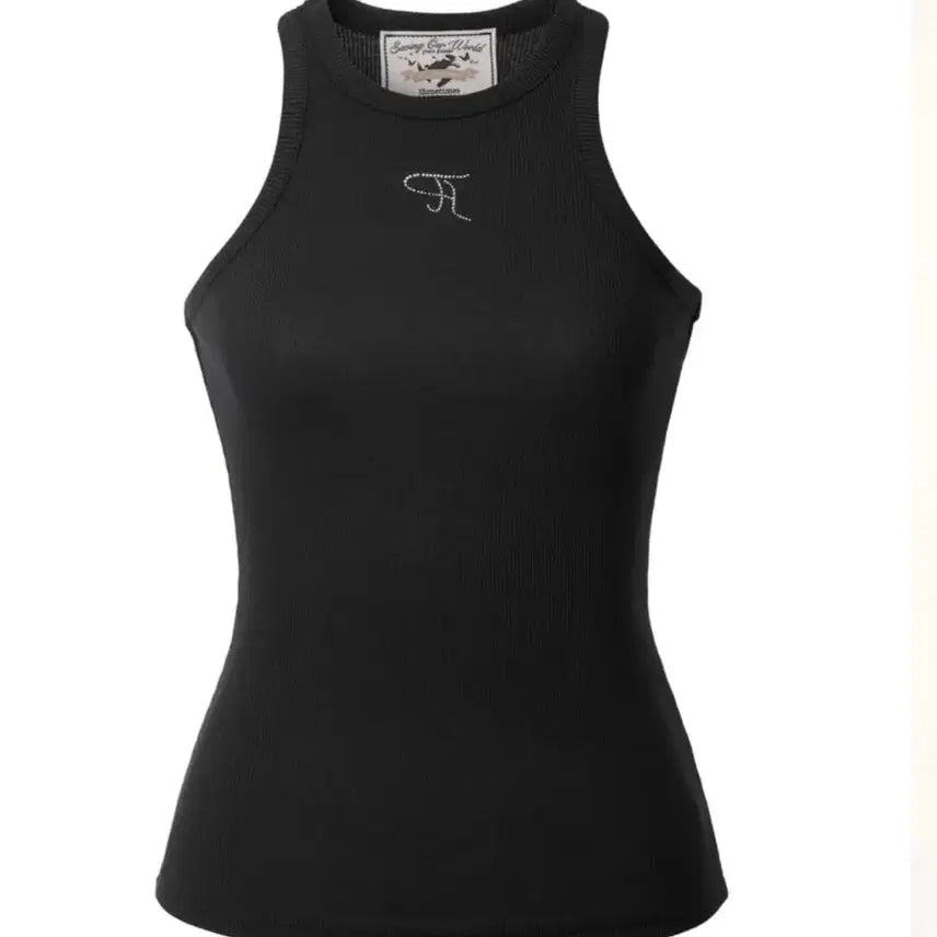 [BUNJANG] Third Time Jewel Tank Top Long Black M / (새상품) 쓰리타임즈 쓰탐 쥬얼 탱크탑 롱버전 블랙 m
