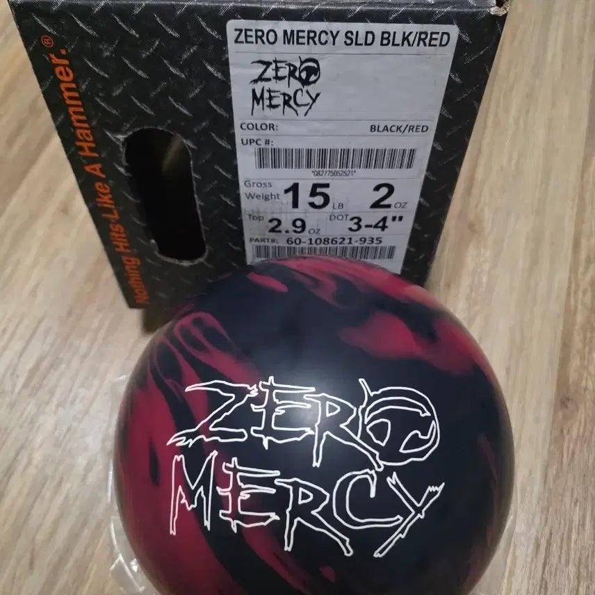 [BUNJANG] Hammer Zero Masheen Bowling Ball Black/Red 15lb Certified / 햄머 제로 머시 볼링공 블랙/레드 볼링공 15파운드 공인구 팝니다