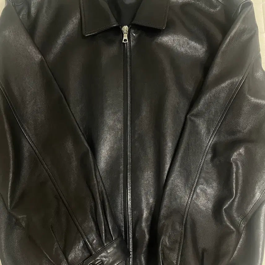 [BUNJANG] Sewn Leather Jacket Size 2 / Sew 레더 자켓 2사이즈