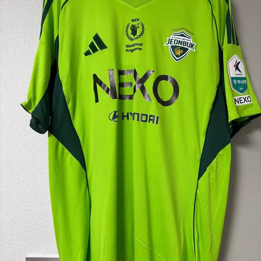 [BUNJANG] Jeonbuk Hyundai 2025 Kang Sang Yoon Full Patch Replica Jersey XL / 2025 전북현대 라임써드 강상윤 풀패치 레플리카 3XL