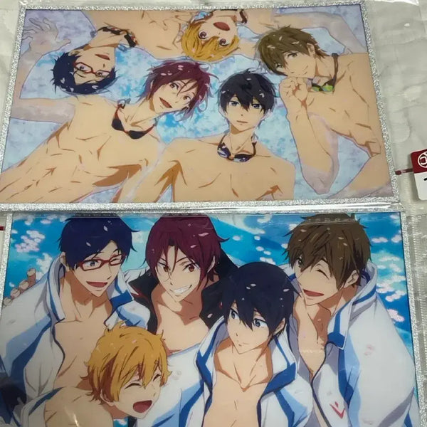 [BUNJANG] Popmart Kuji Free! Ichiban Kuji Shikishi Art Board (Rin, Makoto, Haruka, etc.) / 프리 free! 팝마트 쿠지 린 마코토 하루카 등 색지 일러스트보드