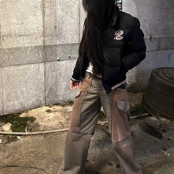 [BUNJANG] Vintage Wide Cotton Pants / 빈티지 와이드 코튼 팬츠