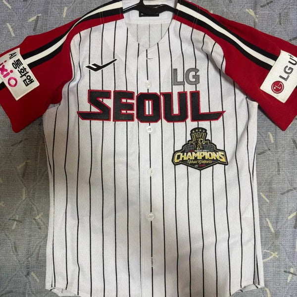 [BUNJANG] LG Twins Austin, Hong Chang-ki Authentic Seoul Home Jersey (Size M/95) / (95) LG트윈스 오스틴,홍창기 어센틱 서울,홈 유니폼 팝니다