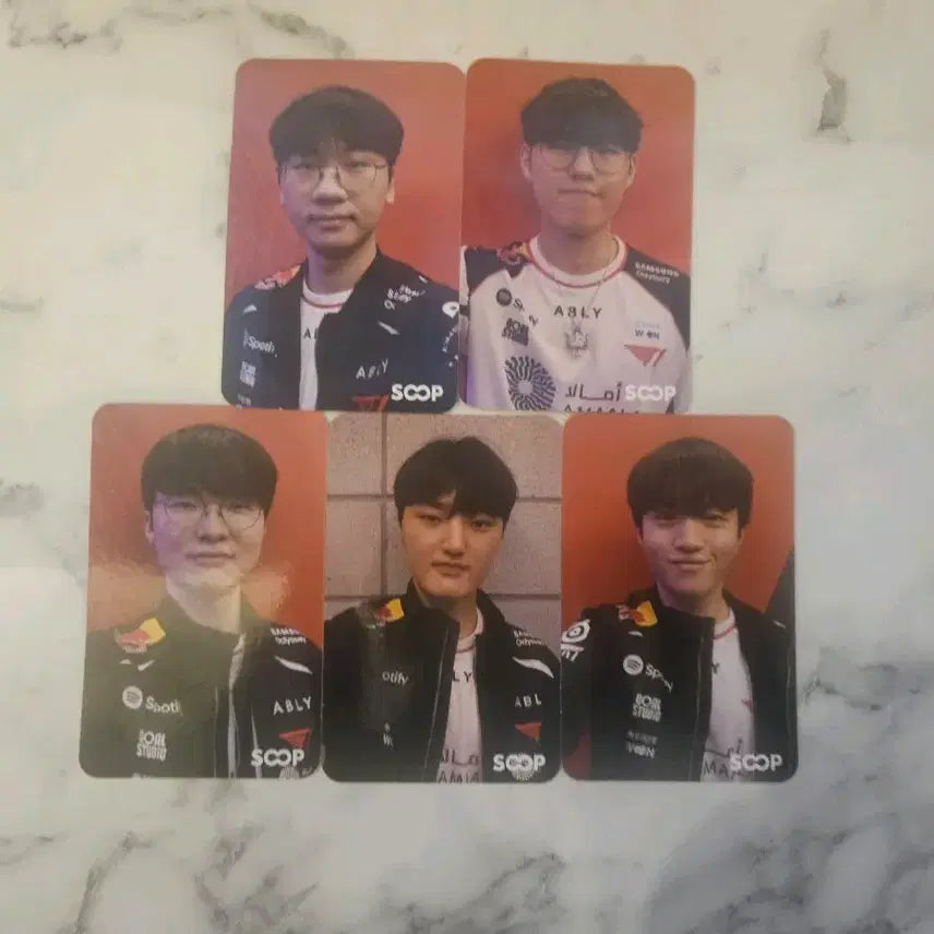 [BUNJANG] T1 SOOP Photocard Set / msi t1 soop 포토카드 5종
