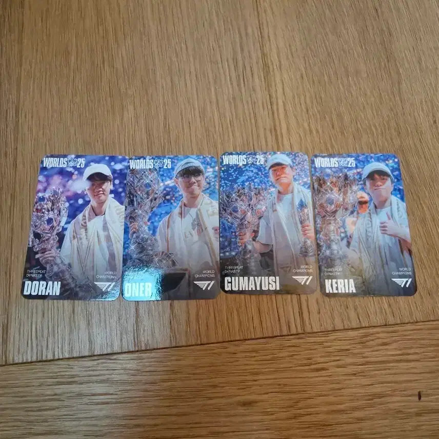 [BUNJANG] T1 Fandom Festa Worlds Championship Photocard Set / MSI 대전 펜페스타 T1 도오구케 월즈 우승 포토카드