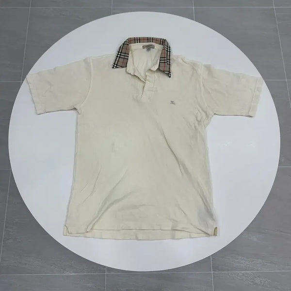 [BUNJANG] Burberry 00s Nova Check Short Sleeve Polo Shirt XS / 버버리 00's 노바체크 반팔티 XS 약 한국95