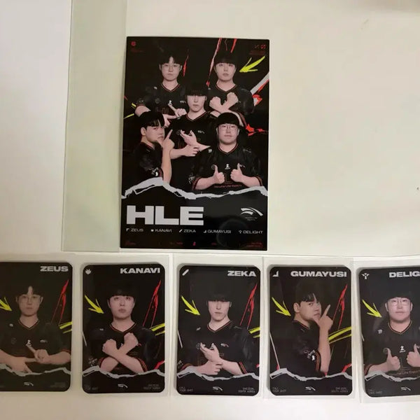 [BUNJANG] Hanwha Life Esports MSI Photocard Set + Team Postcard / 한화생명 전체 MSI포토카드 + 팀엽서