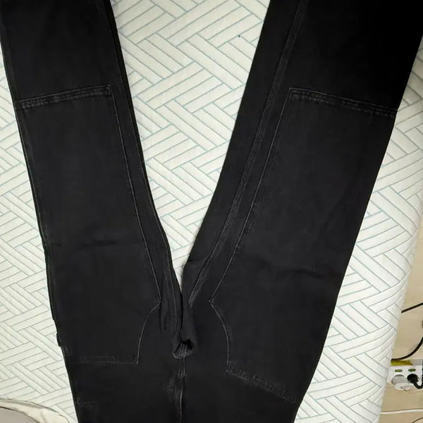 [BUNJANG] Carhartt WIP Smith Denim Double Knee Pants Black Stone Washed 31-32 / 칼하트 WIP 스미스 데님 더블 니 팬츠 블랙 스톤 워시드 31-32