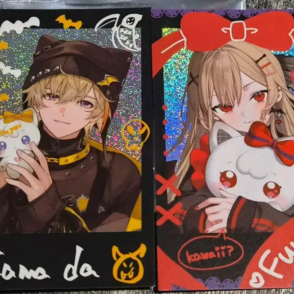 [BUNJANG] Nijisanji Devilish Cheki Set (Kanato, Furen) / 니지산지 데빌리쉬 체키(카나토, 후렌)