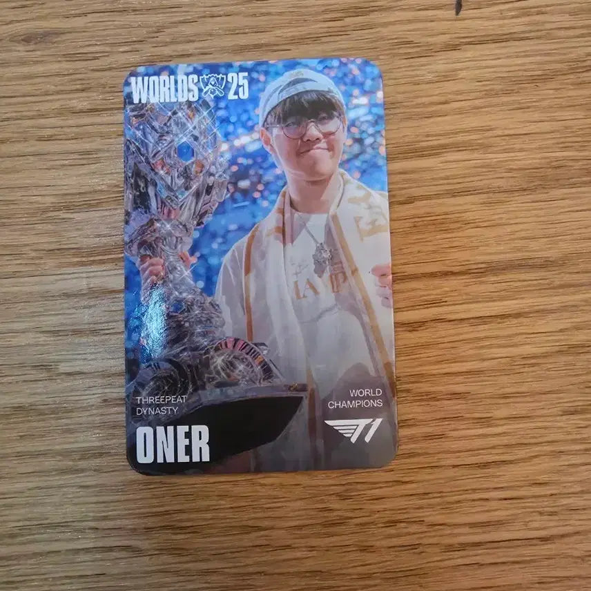 [BUNJANG] T1 Oner 2025 Worlds Champion Photocard / MSI 팬페스타 오너 25 월즈 우승 포토카드