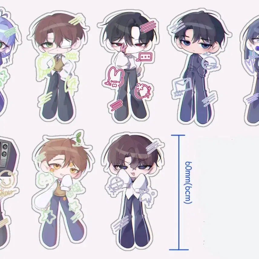 [BUNJANG] GyeDamChulGeun Uniform Keychain Set / 13일까지만 판매)괴담출근 교복키링