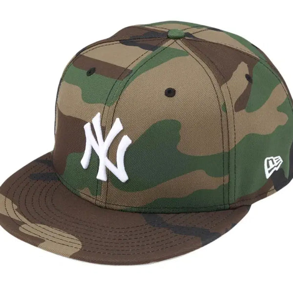 [BUNJANG] Supreme New York Yankees Woodland Camo 712 / 슈프림 뉴욕 양키스 우드랜드 카모712