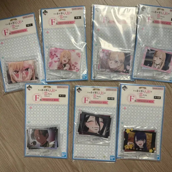 [BUNJANG] My Dress-Up Darling "Ichiban Kuji" Marin Kitagawa Acrylic Stand Set (7 pieces) / 비스크돌 쿠지 키타가와 마린 f상 아크릴 7개일괄판매
