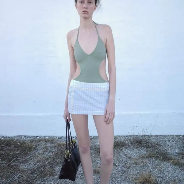 [BUNJANG] Paloma Wool Sole Swimsuit Green / (새상품)[S,M] 팔로마울 Sole 수영복/그린