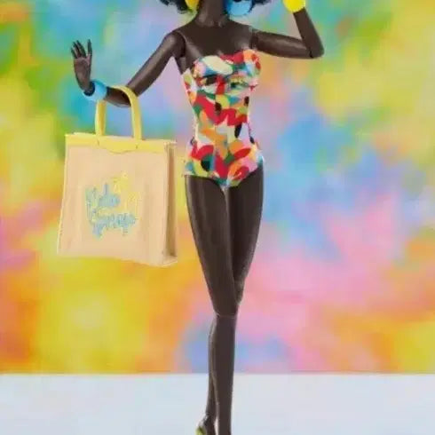 [BUNJANG] Popypapa Palms Spring Nude Swimsuit Clutch Stand Set / 포피파커 팜스프링 누드+수영복+클러치+스탠드