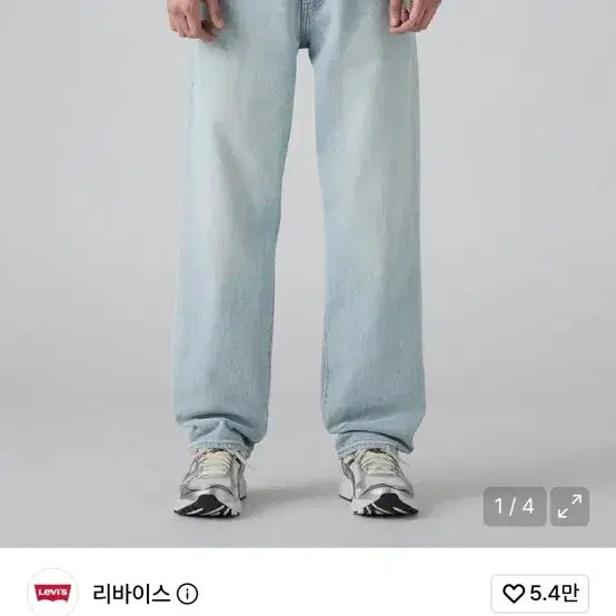 [BUNJANG] Levi's 568 Loose Straight Fit Denim Light Indigo / 리바이스 568 라이트 인디고