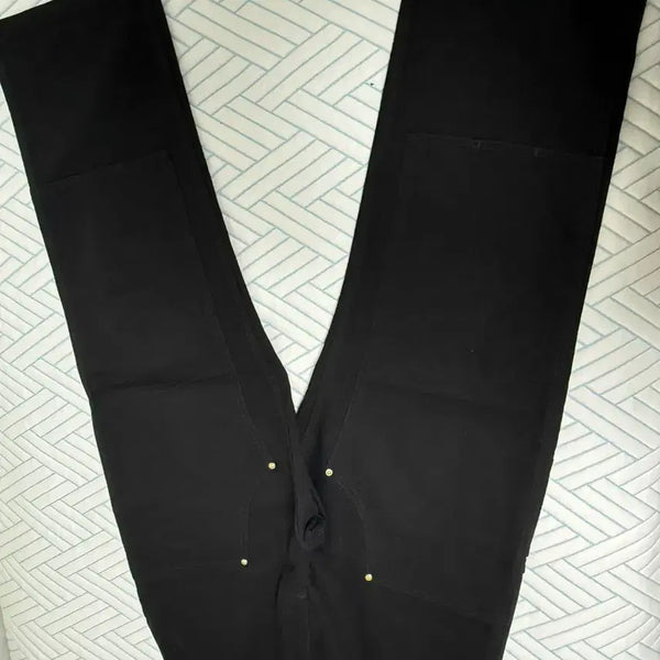 [BUNJANG] Carhartt WIP Double Knee Pants Dearborn Black Rinsed 30x32 / 칼하트 윕wip 더블 니 팬츠 디어본 블랙 린스드30x32
