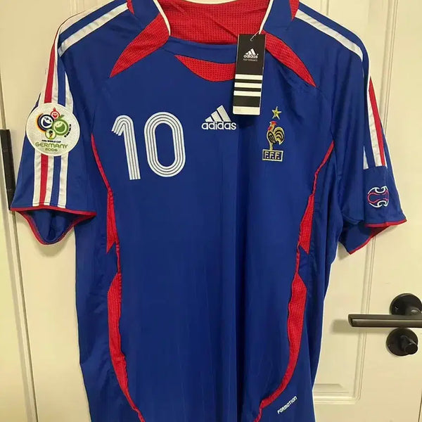 [BUNJANG] France National Football Team Zidane 2006 World Cup Home Jersey XL / (재고정리 할인) 06 독일월드컵 프랑스 홈 유니폼 지단 (XL)