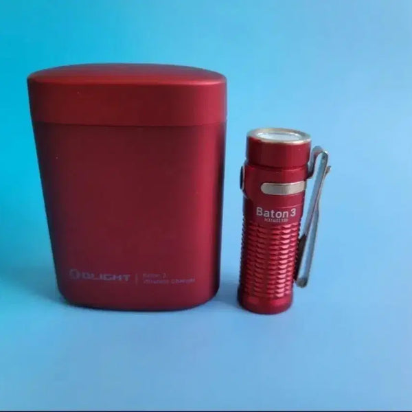 [BUNJANG] Olight Baton 3 Red Wireless Charger / 오라이트 바톤 3 레드 무선 충전기