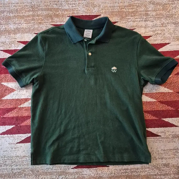 [BUNJANG] Brooks Brothers Logo Short Sleeve Polo Shirt M (95) / 브룩스브라더스 로고 반팔 카라티 M(95)