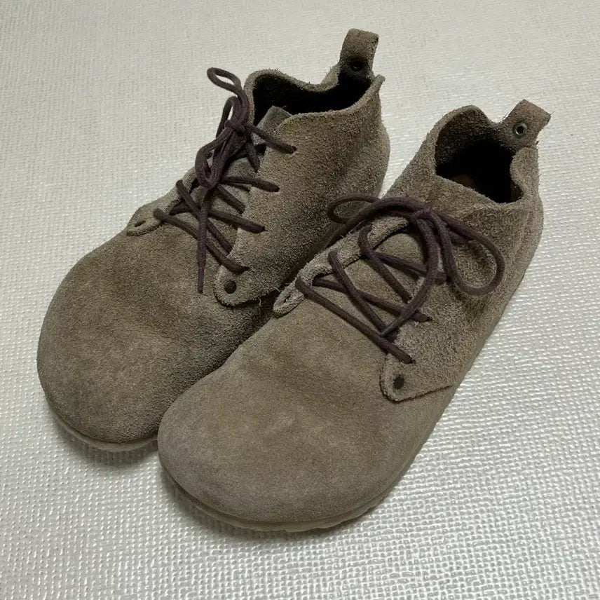 [BUNJANG] Birkenstock Dundee Suede Boots Taupe Khaki Beige Vintage / 00s 버켄스탁 던디 슈즈 260