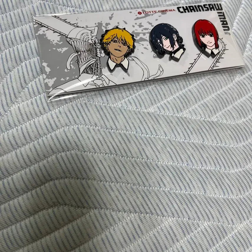 [BUNJANG] Chainsaw Man Lotte Cinema Badge / 체인소맨 롯데시네마 뱃지