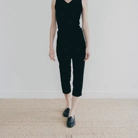 [BUNJANG] LFM Soft V-Neck Sleeveless Black / (새상품)lfm soft v-neck sleeveless black