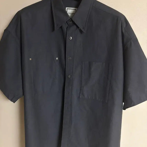 [BUNJANG] Wooyoungmi Cotton Short Sleeve Oversized Shirt Size 48 (100-105) / 우영미 반팔오버셔츠48(100-105)
