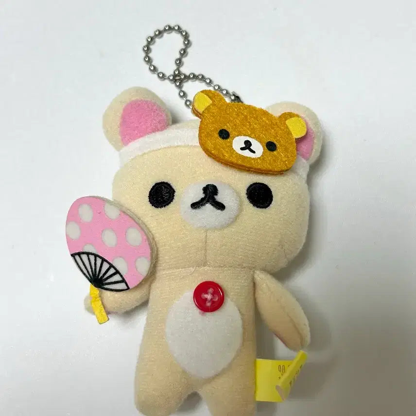 [BUNJANG] Classic Rilakkuma Festival Plush Keychain / 고전 ) 축제 코리락쿠마 인형 키링