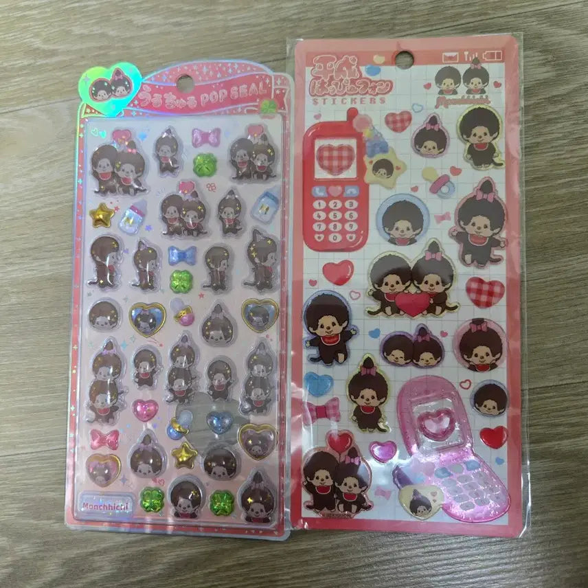 [BUNJANG] Monchhichi Sticker Set / 몬치치 스티커
