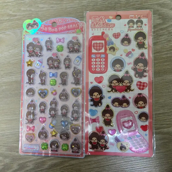 [BUNJANG] Monchhichi Sticker Set / 몬치치 스티커