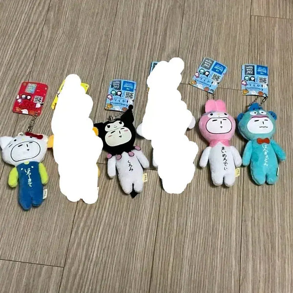 [BUNJANG] Yukio Sanrio Keyring Plush Set / 유키오 산리오 키링 인형