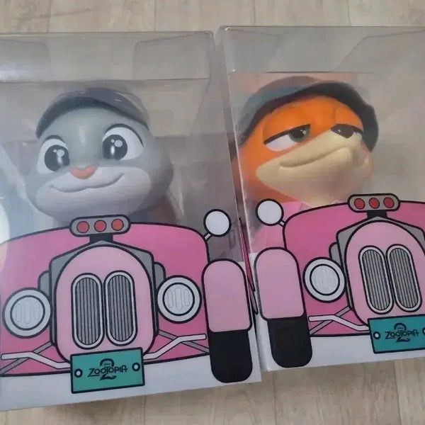 [BUNJANG] Zootopia Judy & Nick 2-Figure Coin Bank Set / 주토피아 주디 닉 피규어 2종 세트 코인뱅크