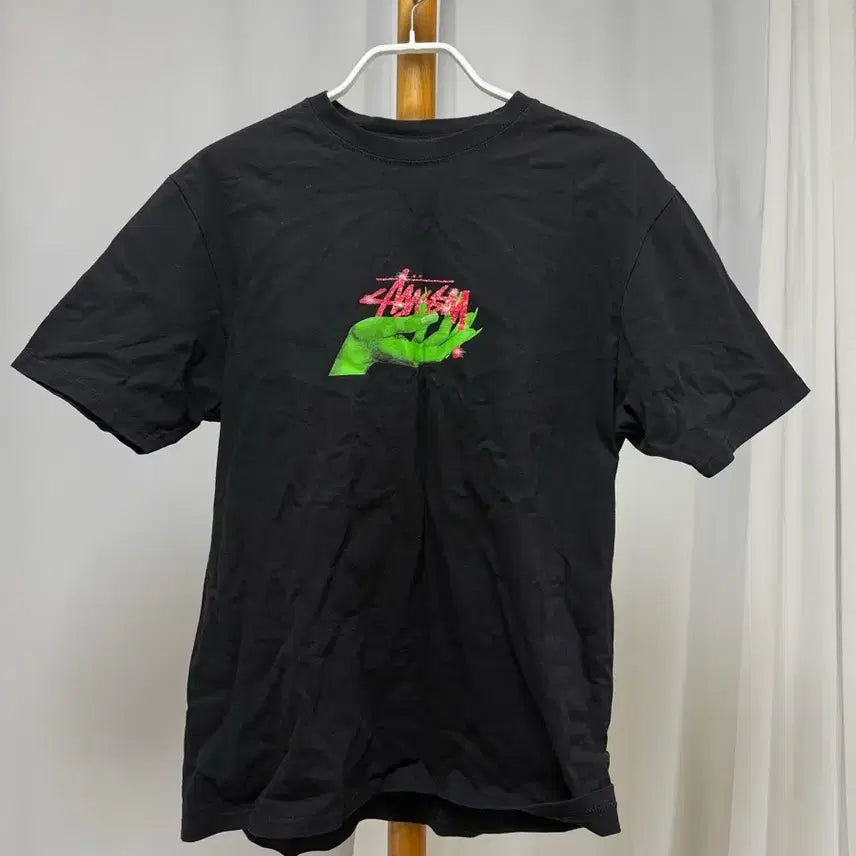 [BUNJANG] Stussy Black Printing T-Shirt Size M / 스투시 블랙 프린팅 티셔츠 M사이즈