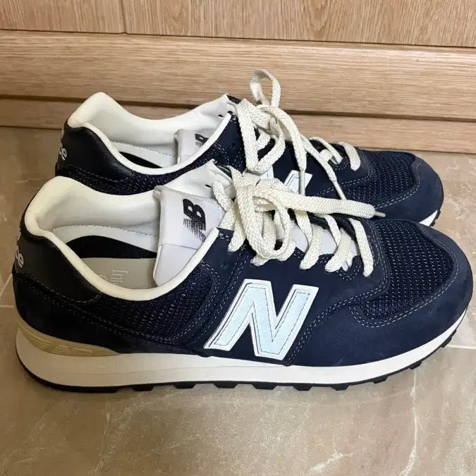 [BUNJANG] New Balance Pottery 574 Navy Sneakers (Size 265) / [265] 뉴발란스 포터리 574 네이비 새상품