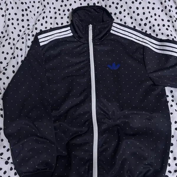 [BUNJANG] Adidas Polka Dot Jersey Track Top / 아디다스 도트 져지 트랙탑