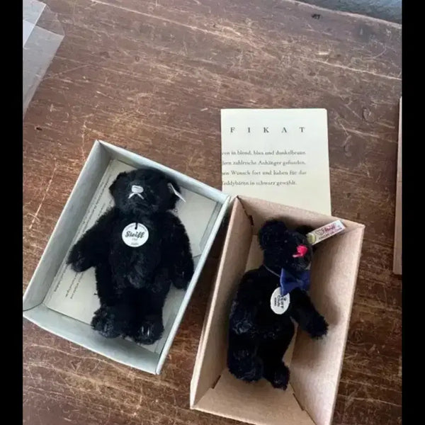 [BUNJANG] Steiff Alpaca Black Teddy Bear (2009 Annual Limited Edition) / 독일)빈티지 알파카 블랙 테디베어 슈타이프 (새상품)