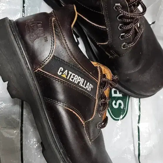 [BUNJANG] Caterpillar Men's Leather Walker Boots (Big Size) / 카터필러 남성 가죽 워커 빅사이즈