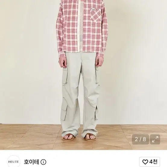 [BUNJANG] Heute Corrar Marco Shirt Red / Heute Corrar Marco shirt M
