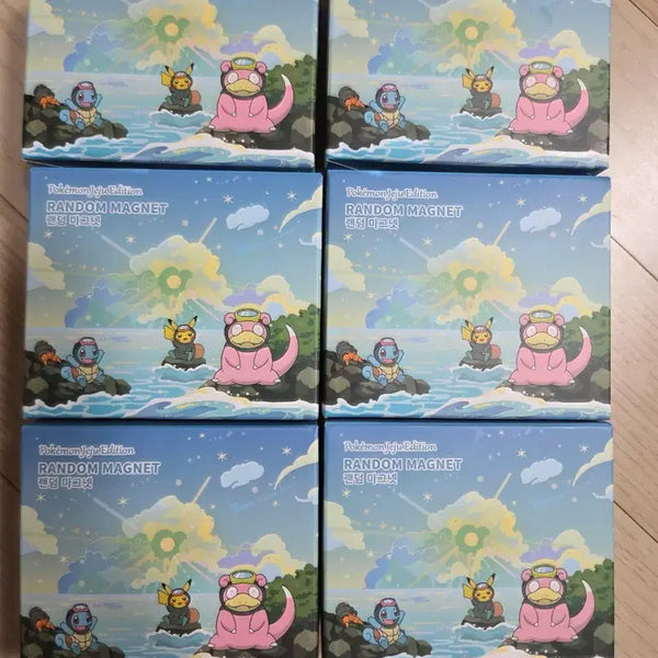[BUNJANG] Pokemon Jeju Edition Random Magnet 6 Box Bundle / 포켓몬 제주 에디션 랜덤 마그넷 새제품 6박스