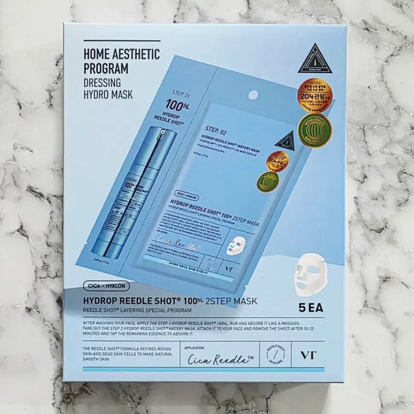 [BUNJANG] VT Cosmetics Hydro-Riddle Shot 100hL 2-Step Mask (5 Sheets, Sealed) / (미개봉 5매) VT 하이드롭 리들샷 100hL 2스텝 마스크 브이티