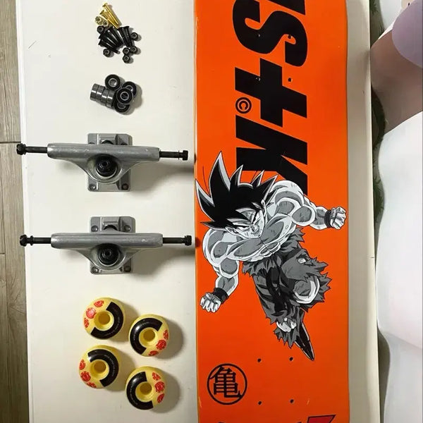 [BUNJANG] Nastykick Dragon Ball Z Goku Custom Skateboard Deck / 네스티킥 드래곤볼 스케이트보드 커스텀 보드
