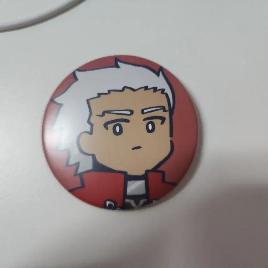 [BUNJANG] Fate/Grand Order Archer Emiya (Hongcha) Fujimallu Badge / 페이트 페그오 fgo 아처 홍차 에미야 후지몰루 배지