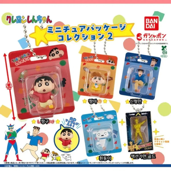 [BUNJANG] Crayon Shin-chan Miniature Package Collection Vol. 2 Golden Action Mask Figure / 짱구는 못말려 미니어처 패키지 컬렉션 2탄 황금 액션가면