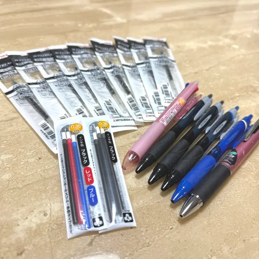 [BUNJANG] Jetstream & Frixion Ballpoint Pen Refills & Pens Bundle / 제트스트림 파일롯트 프릭션 리필 본품 일괄