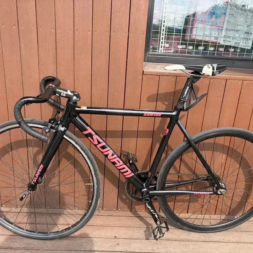 [BUNJANG] Tsunami SNM100 Bicycle Black / 쓰나미 snm100 블랙핑크