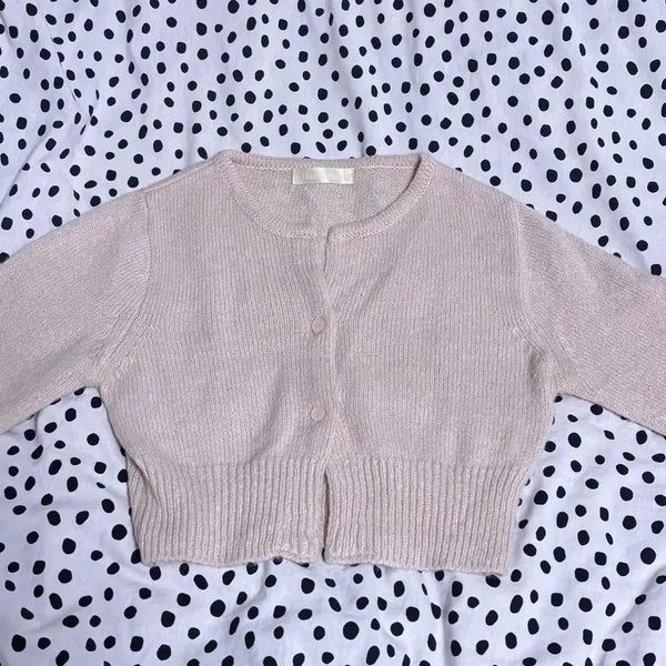 [BUNJANG] 3times Mohair Cardigan Pink / 쓰리타임즈 모헤어 가디건 핑크