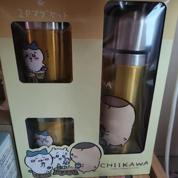 [BUNJANG] Chiikawa Hazewave Kurimanju Cup Set / 치이카와 먼작귀 쿠리만쥬 하치와레 컵세트